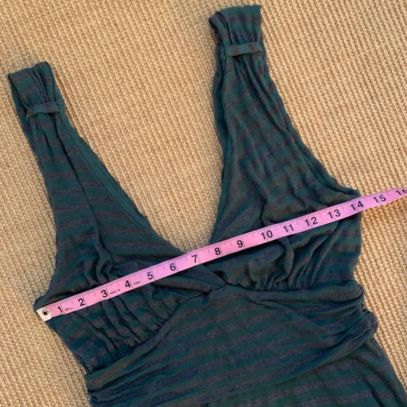 Anthropologie Ella Moss striped V-neck maxi sundress - Picture 3 of 9